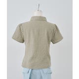 チェックシャーリングブラウス | NICE CLAUP / OLIVE des OLIVE　OUTLET | 詳細画像34 