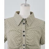 チェックシャーリングブラウス | NICE CLAUP / OLIVE des OLIVE　OUTLET | 詳細画像35 