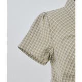 チェックシャーリングブラウス | NICE CLAUP / OLIVE des OLIVE　OUTLET | 詳細画像36 