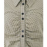 チェックシャーリングブラウス | NICE CLAUP / OLIVE des OLIVE　OUTLET | 詳細画像38 