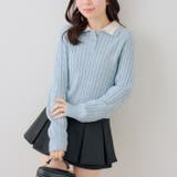 2枚衿ケーブルニットポロ | RMAF　NICE CLAUP / OLIVE des OLIVE | 詳細画像25 