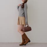 2枚衿ケーブルニットポロ | RMAF NICE CLAUP / OLIVE des OLIVE | 詳細画像16