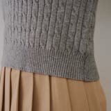 2枚衿ケーブルニットポロ | RMAF NICE CLAUP / OLIVE des OLIVE | 詳細画像38