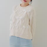 オーガンリボンモールニット | RMAF　NICE CLAUP / OLIVE des OLIVE | 詳細画像9 