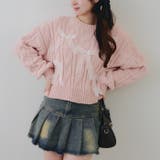 ピンク | オーガンリボンモールニット | RMAF　NICE CLAUP / OLIVE des OLIVE