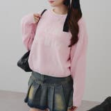 配色ロゴモールニット | RMAF　NICE CLAUP / OLIVE des OLIVE | 詳細画像8 