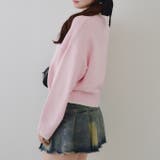 配色ロゴモールニット | RMAF　NICE CLAUP / OLIVE des OLIVE | 詳細画像10 