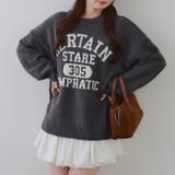 チャコール | 【8色展開】ロゴモールニット | RMAF　NICE CLAUP / OLIVE des OLIVE