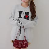 I LOVE BEAR ニットプルオーバー | RMAF NICE CLAUP / OLIVE des OLIVE | 詳細画像10