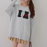 I LOVE BEAR ニットプルオーバー | RMAF NICE CLAUP / OLIVE des OLIVE | 詳細画像11