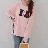 ピンク | I LOVE BEAR ニットプルオーバー | RMAF NICE CLAUP / OLIVE des OLIVE