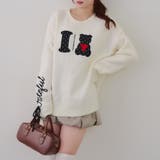 アイボリー | I LOVE BEAR ニットプルオーバー | RMAF NICE CLAUP / OLIVE des OLIVE