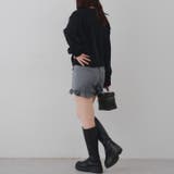 パール付きケーブルニットプルオーバー | RMAF　NICE CLAUP / OLIVE des OLIVE | 詳細画像7 