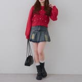 パール付きケーブルニットプルオーバー | RMAF　NICE CLAUP / OLIVE des OLIVE | 詳細画像15 