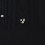 パール付きケーブルニットプルオーバー | RMAF　NICE CLAUP / OLIVE des OLIVE | 詳細画像30 