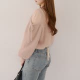 肌見せパールニット | RMAF　NICE CLAUP / OLIVE des OLIVE | 詳細画像4 