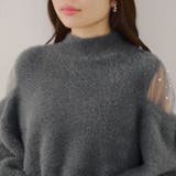 肌見せパールニット | RMAF　NICE CLAUP / OLIVE des OLIVE | 詳細画像31 