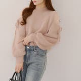 ピンク | 肌見せパールニット | RMAF　NICE CLAUP / OLIVE des OLIVE