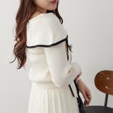 配色オフショルリボンニット | RMAF　NICE CLAUP / OLIVE des OLIVE | 詳細画像7 