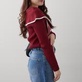 配色オフショルリボンニット | RMAF　NICE CLAUP / OLIVE des OLIVE | 詳細画像17 