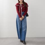 配色オフショルリボンニット | RMAF　NICE CLAUP / OLIVE des OLIVE | 詳細画像18 