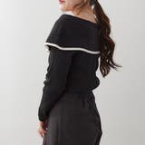 配色オフショルリボンニット | RMAF　NICE CLAUP / OLIVE des OLIVE | 詳細画像24 