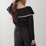 配色オフショルリボンニット | RMAF　NICE CLAUP / OLIVE des OLIVE | 詳細画像25 