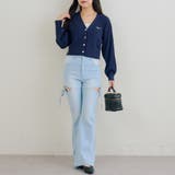 色々釦ケーブルカーディガン | NICE CLAUP / OLIVE des OLIVE　OUTLET | 詳細画像28 