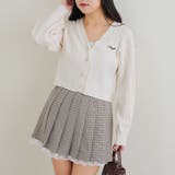 色々釦ケーブルカーディガン | NICE CLAUP / OLIVE des OLIVE　OUTLET | 詳細画像32 