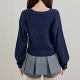 色々釦ケーブルカーディガン | NICE CLAUP / OLIVE des OLIVE　OUTLET | 詳細画像56 