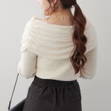 ジョーゼットオフショルプルオーバー | RMAF　NICE CLAUP / OLIVE des OLIVE | 詳細画像13 