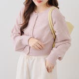 ラメハート釦クルーカーディガン | RMAF　NICE CLAUP / OLIVE des OLIVE | 詳細画像1 