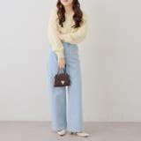 ラメハート釦クルーカーディガン | RMAF　NICE CLAUP / OLIVE des OLIVE | 詳細画像20 