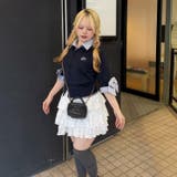 2枚衿ドッキング5分袖ニット | NICE CLAUP / OLIVE des OLIVE　OUTLET | 詳細画像4 