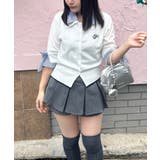 ホワイト系 | 2枚衿ドッキング5分袖ニット | NICE CLAUP / OLIVE des OLIVE　OUTLET