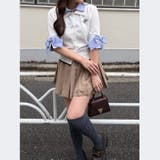 2枚衿ドッキング5分袖ニット | NICE CLAUP / OLIVE des OLIVE　OUTLET | 詳細画像15 