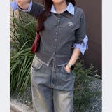 2枚衿ドッキング5分袖ニット | NICE CLAUP / OLIVE des OLIVE　OUTLET | 詳細画像31 