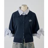 2枚衿ドッキング5分袖ニット | NICE CLAUP / OLIVE des OLIVE　OUTLET | 詳細画像42 