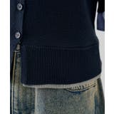 2枚衿ドッキング5分袖ニット | NICE CLAUP / OLIVE des OLIVE　OUTLET | 詳細画像49 