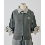 2枚衿ドッキング5分袖ニット | NICE CLAUP / OLIVE des OLIVE　OUTLET | 詳細画像60 