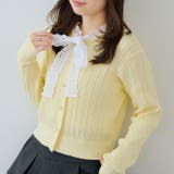 レースボウタイ付カーディガン | RMAF　NICE CLAUP / OLIVE des OLIVE | 詳細画像9 