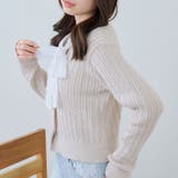 レースボウタイ付カーディガン | RMAF　NICE CLAUP / OLIVE des OLIVE | 詳細画像18 