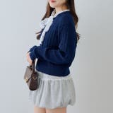 レースボウタイ付カーディガン | RMAF　NICE CLAUP / OLIVE des OLIVE | 詳細画像4 