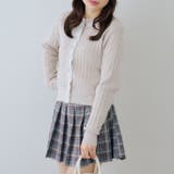 ケーブルレース付カーディガン | RMAF　NICE CLAUP / OLIVE des OLIVE | 詳細画像10 