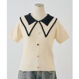 配色ビッグ衿プルオーバー | NICE CLAUP / OLIVE des OLIVE　OUTLET | 詳細画像8 