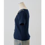 配色ビッグ衿プルオーバー | NICE CLAUP / OLIVE des OLIVE　OUTLET | 詳細画像10 