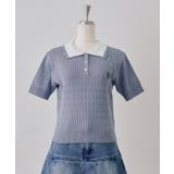 2枚衿ケーブルポロ | NICE CLAUP / OLIVE des OLIVE　OUTLET | 詳細画像15 