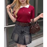 2枚衿ケーブルポロ | NICE CLAUP / OLIVE des OLIVE　OUTLET | 詳細画像3 