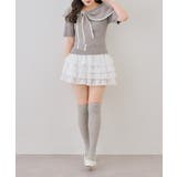 配色オフショルリボンプルオーバー | NICE CLAUP / OLIVE des OLIVE　OUTLET | 詳細画像12 