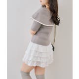 配色オフショルリボンプルオーバー | NICE CLAUP / OLIVE des OLIVE　OUTLET | 詳細画像16 